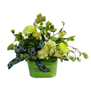 St. Patrick's Day Shamrock Flower Bouquet