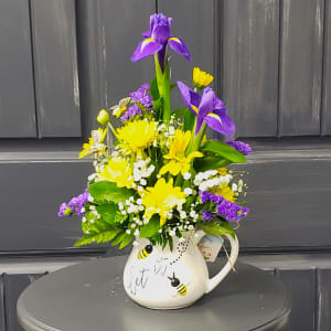 Let it Bee Bumble Bee Arrangement Flower Bouquet