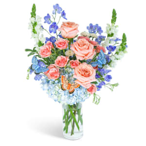 Juliette Butterfly Garden Flower Bouquet