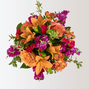 Spring Sunset Bliss Flower Bouquet