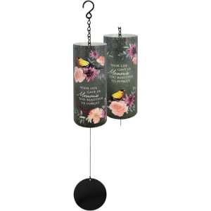 Memories 18" Varnish Cylinder Sonnet Flower Bouquet