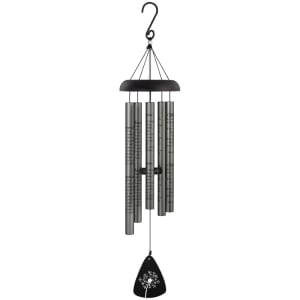 Memories 30" Charcoal Wind Chime Flower Bouquet