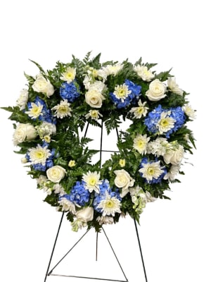 Heavenly Heart Wreath Flower Bouquet