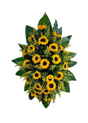 C-40 Corona de girasoles Flower Bouquet