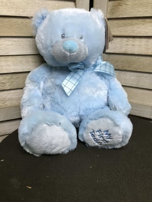 baby first bear blue Flower Bouquet