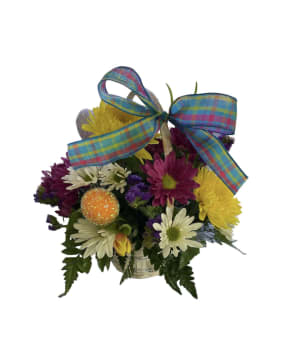 Easter Basket Flower Bouquet