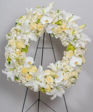 Pure White Wreath-PWW004 Flower Bouquet
