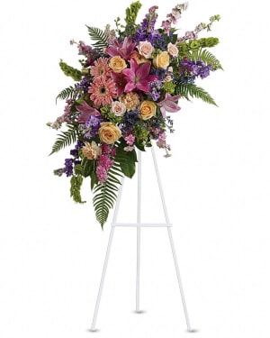 Mixed Pastels Standing Spray-FNMPS-02 Flower Bouquet