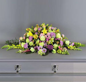 Assorted Colors Casket Spray-FNAS-01 Flower Bouquet