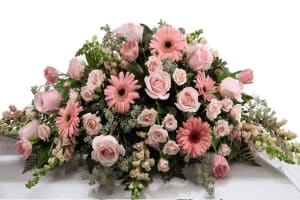 All Pink Casket Spray-FNAP-01 Flower Bouquet