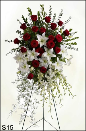 S15 Heaven's Blessing Standing Spray Flower Bouquet