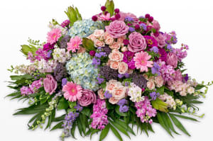 Pastel Casket Spray-FNPL-03 Flower Bouquet