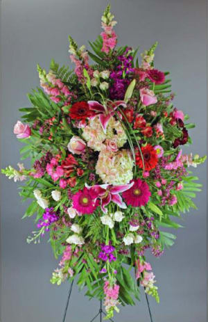 Shades of Pink Standing Spray-FNSPS-02 Flower Bouquet