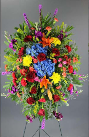 Vibrant Colors Standing Spray-FNVBS-01 Flower Bouquet