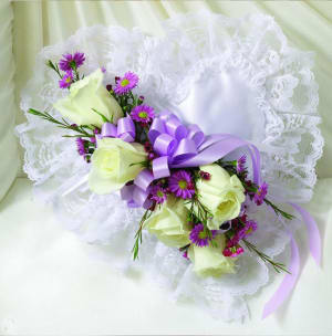 Lavender Casket Pillow-FNWCP-03 Flower Bouquet