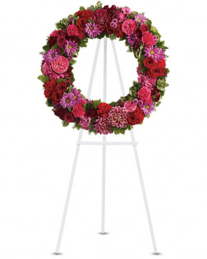 Reds Wreath-FNFSW-05 Flower Bouquet