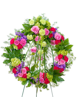 Lime Colors Wreath-LCW005 Flower Bouquet