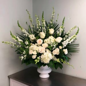 ALL WHITE BASKET -ALWB-04 Flower Bouquet