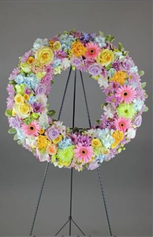 Candy Colors Wreath-FNFSW-11 Flower Bouquet