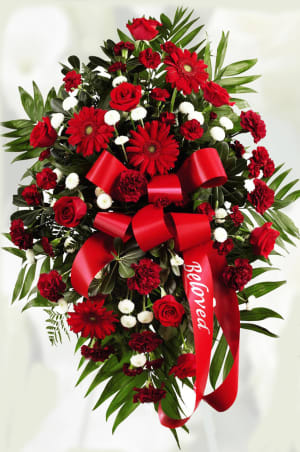 Bold Red Standing Spray-FNBLS-01 Flower Bouquet