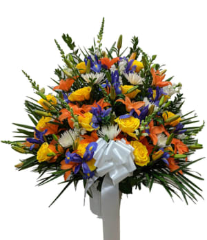 Bright Colors Basket- BCB02 Flower Bouquet