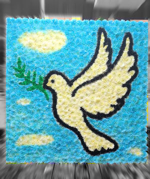 Holy Spirit Dove   HLSD-01 Flower Bouquet