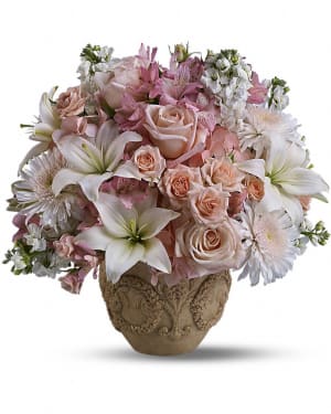 Table Top Sympathy Basket-FNFSB-24 Flower Bouquet