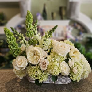 Bowl of Cream Flower Bouquet