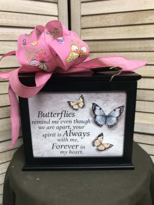 butterfly box that lights up Flower Bouquet