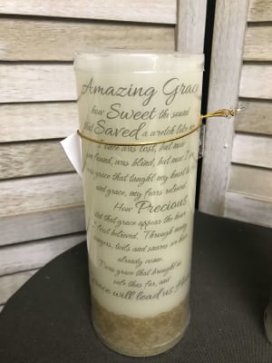 battery candle amazing grace Flower Bouquet