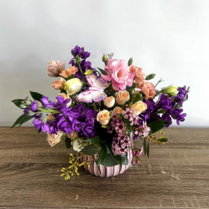 Butterfly Kisses By Elite - Pink & Purple Flower Bouquet