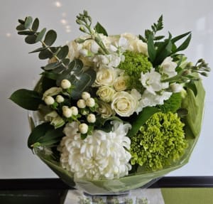 White and Green Bouquet Flower Bouquet