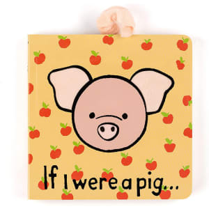 Jellycat If I Were A Pig Book Flower Bouquet