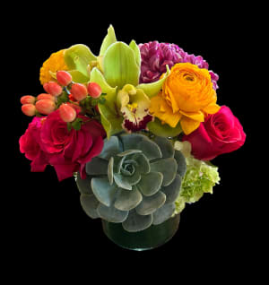 Modern Ranuculus Rose Design Flower Bouquet