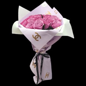 LAVENDER ROSE BOUQUET WRAP Flower Bouquet