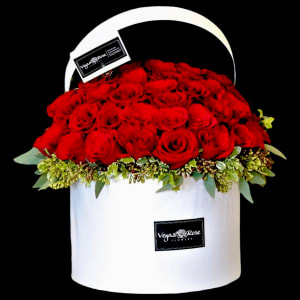 ROYAL ROSES IN ANY WIDE BOX Flower Bouquet