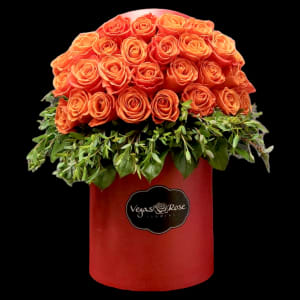 ORANGE ROSES IN ANY BOX Flower Bouquet