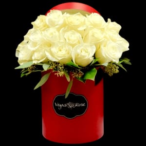 WHITE ROSES IN ANY BOX Flower Bouquet