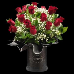 RED ROSES IN ANY TISSUE BOX Flower Bouquet