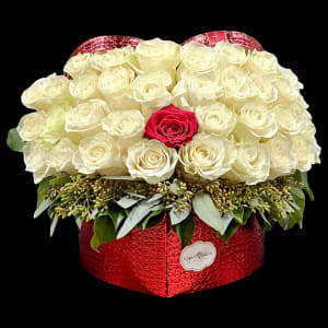 MY ONLY ONE IN ANY HEART BOX Flower Bouquet