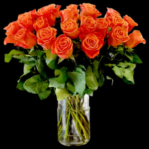 CLASSIC ORANGE IN VASE Flower Bouquet