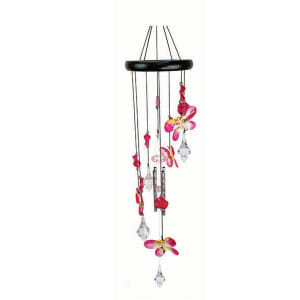 Butterfly Wind Chime Flower Bouquet