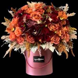 ORANGE BLOOMS IN ANY BOX Flower Bouquet