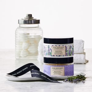 Lavender Rosemary Body Scrub & Body Butter Duo Flower Bouquet