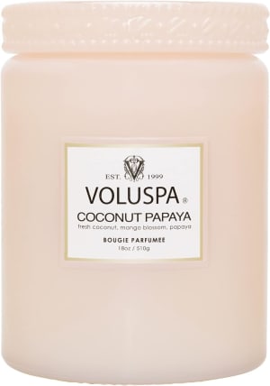 COCONUT PAPAYA LARGE JAR CANDLE Flower Bouquet