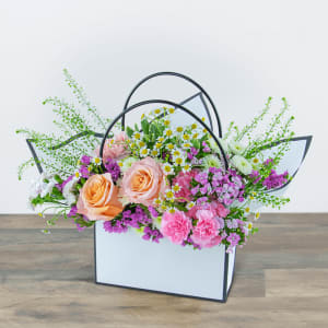 Seasonal Garden Blooming Tote Flower Bouquet