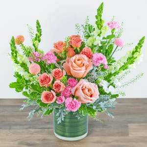 Rosy Coral Sundance Flower Bouquet