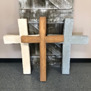 Memorial Cross Easel Spray
