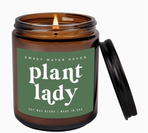 Limited Edition Plant Lady Candle Flower Bouquet