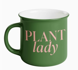 Plant Lady Campfire Coffee Mug Flower Bouquet